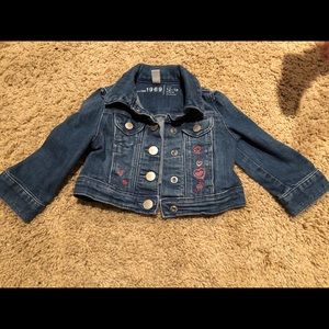 Little girl jean coat